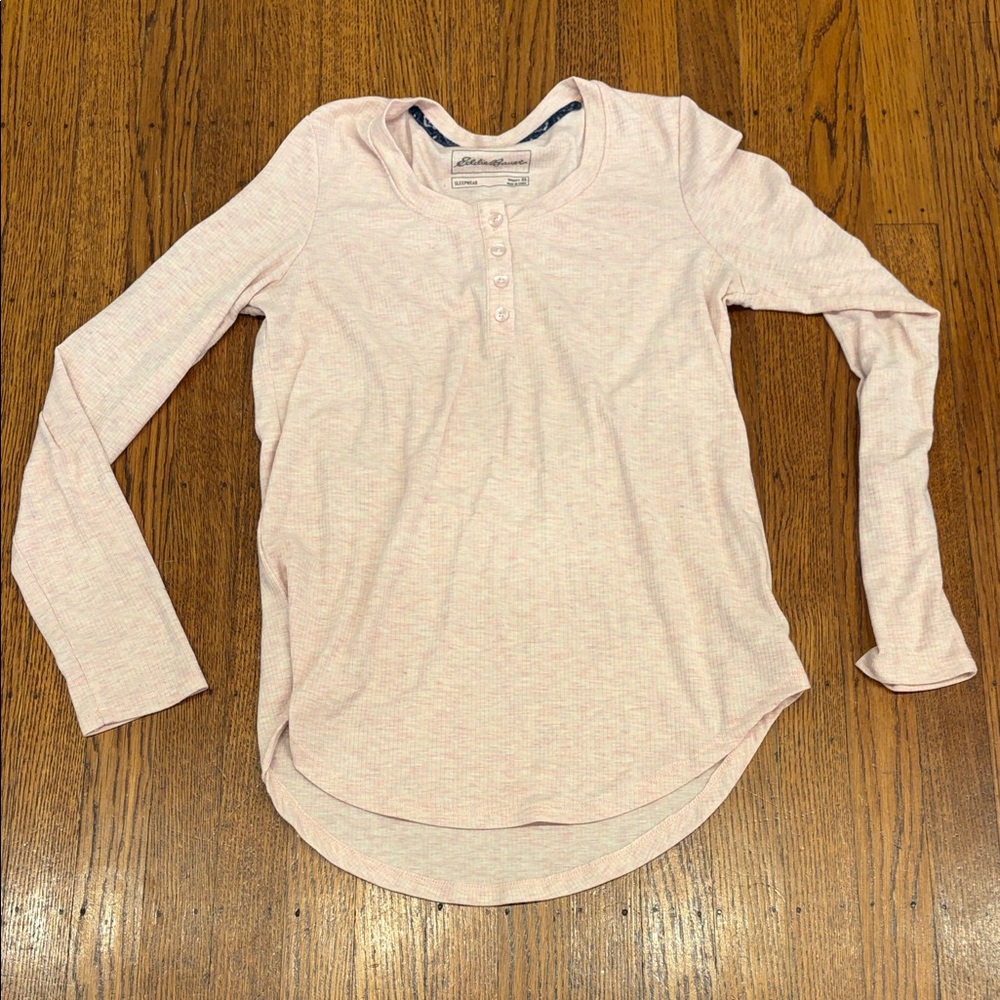 Eddie Bauer Women’s Thermal Pajama Top – Pink‎ – XS – Super Soft 💖